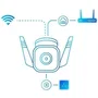 TP-Link Tapo TC65 - Cámara Wi-Fi Exterior de Videovigilancia, 3MP, Visión Nocturna 30m, Detección de Movimiento, Alarma, Audio Bidireccional, IP66, Control por App y Voz